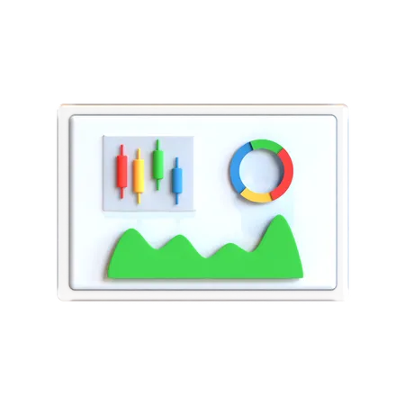 Free Growth Chart 3D Icon