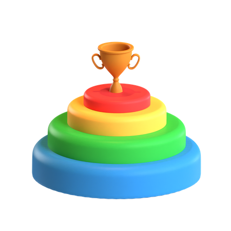 Free Growth Graph  3D Icon