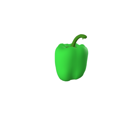 Free Grüner Pfeffer  3D Icon