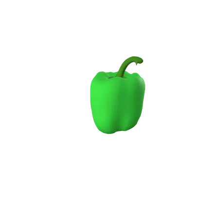 Free Grüner Pfeffer  3D Icon