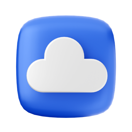Free Guardar en la nube  3D Icon