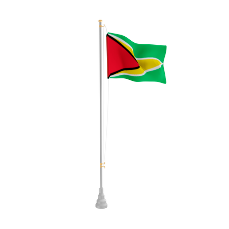 Free Guiana  3D Flag