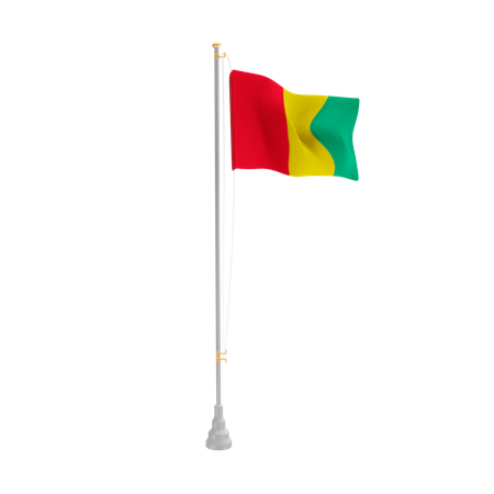 Free Guiné  3D Flag