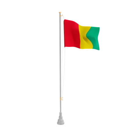 Free Guiné  3D Flag