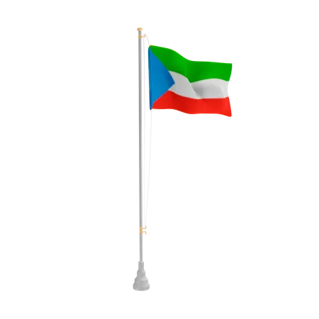 Free Guinea khatulistiwa  3D Flag