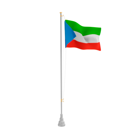 Free Guinée Équatoriale  3D Flag