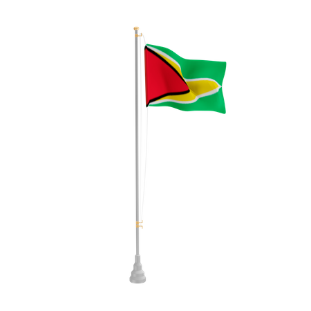 Free Guyane  3D Flag