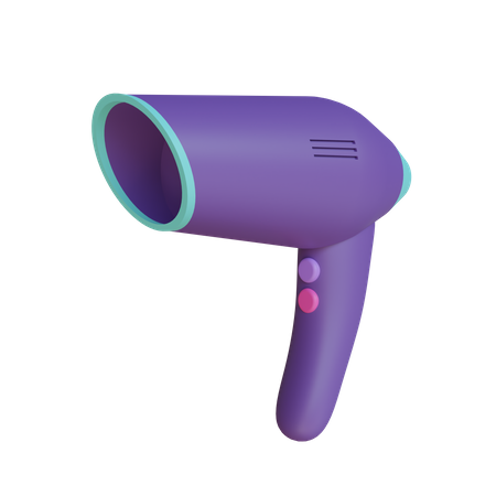 Free Hair Dryer  3D Illustration