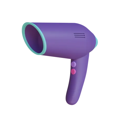 Free Hair Dryer  3D Illustration