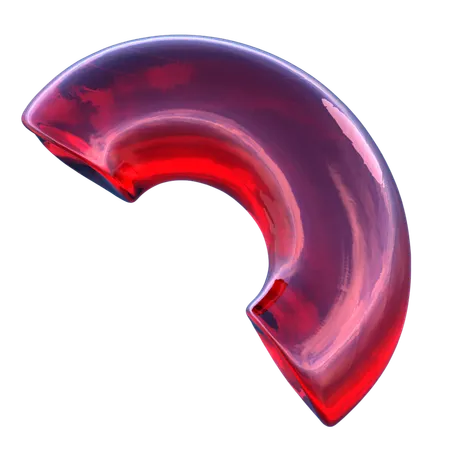 Free Hald Pipe Shape  3D Icon