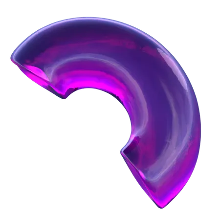 Free Hald Pipe Shape  3D Icon
