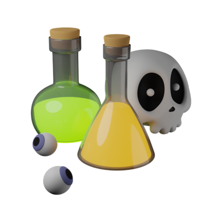 Free Halloween Chemical  3D Icon