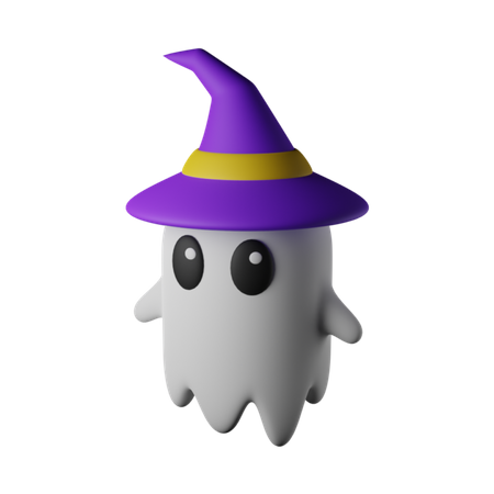 Free Halloween Ghost  3D Icon