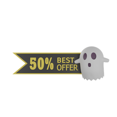 Free Halloween Offer 3D Icon
