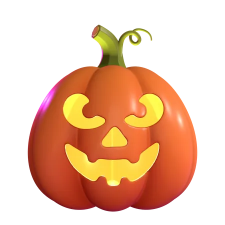 Free Halloween Pumpkin  3D Icon