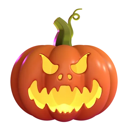 Free Halloween Pumpkin  3D Icon