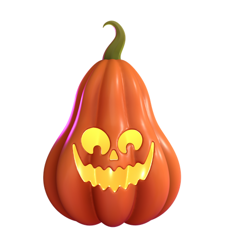 Free Halloween Pumpkin  3D Icon