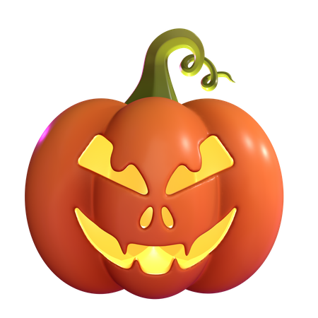 Free Halloween Pumpkin  3D Icon