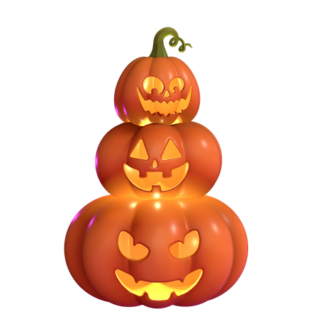 Free Halloween Pumpkin  3D Icon