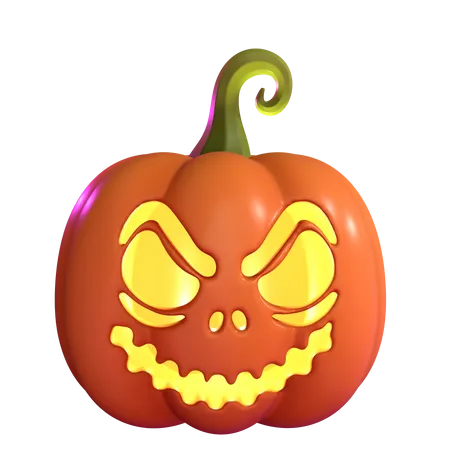 Free Halloween Pumpkin  3D Icon