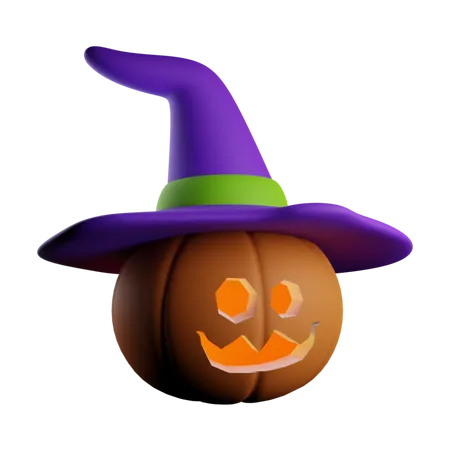 Free Halloween Pumpkin  3D Icon