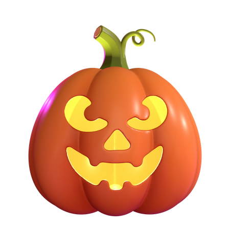 Free Halloween Pumpkin  3D Icon