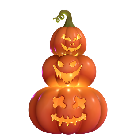 Free Halloween Pumpkin  3D Icon