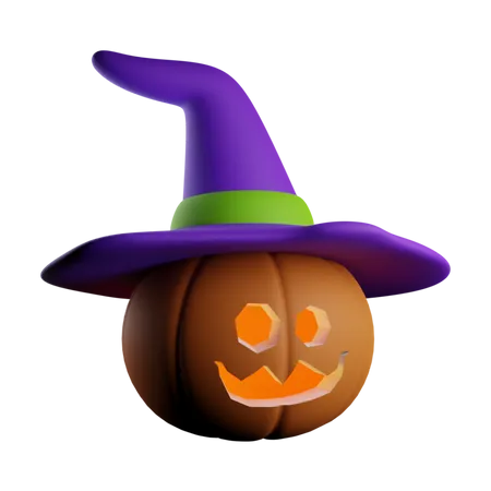 Free Halloween Pumpkin 3D Icon