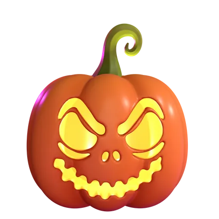 Free Download This Free 3 D Spooky Cute Laughing Pumpkin Icon For A Delightful Mix Of Halloween Spookiness And Charm Use It To Enhance Your Halloween Themed Designs At No Cost 3D Icon