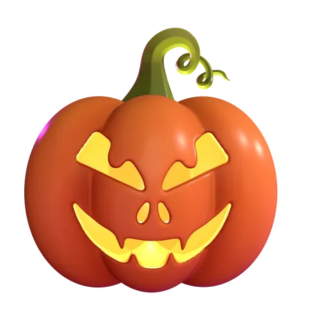Free Get Into The Halloween Spirit With This Free Smiling Spooky 3 D Halloween Pumpkin Asset Its Perfect For Adding A Playful And Eerie Touch To Your Holiday Projects Download It Now For Free 3D Icon