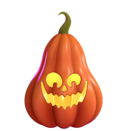 Free Download This Free Sinister Smile 3 D Halloween Pumpkin Illustration To Give Your Halloween Designs A Wicked Twist Perfect For Posters Cards And Spooky Decorations 3D Icon