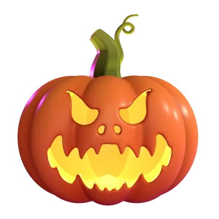 Free Get This Free 3 D Sinister Scowl Pumpkin Halloween Icon To Add A Touch Of Eerie Charm To Your Halloween Designs Its Perfect For Spooky Themed Projects And Available For Free Download 3D Icon
