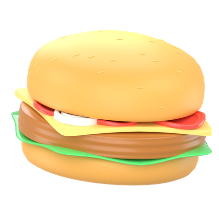 Free Hambúrguer  3D Icon