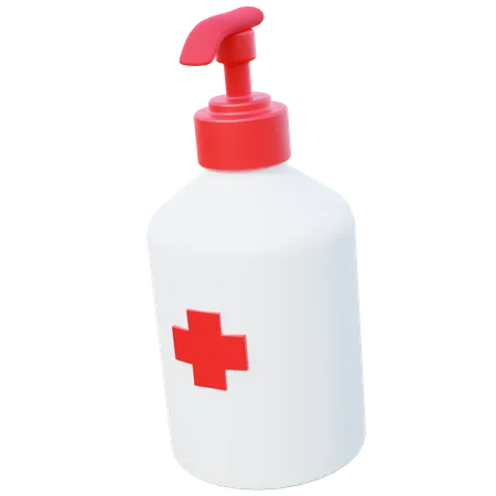 Free Hand Sanitizer  3D Icon