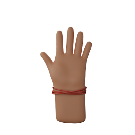 Free Hand showing Stop gesture  3D Illustration