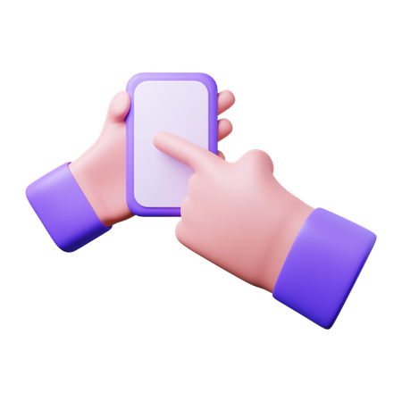 Free Handy in der Hand  3D Icon