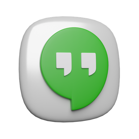 Free Hangout  3D Icon