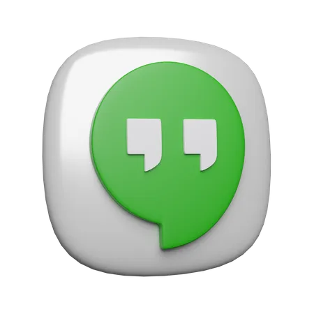 Free Hangout  3D Icon