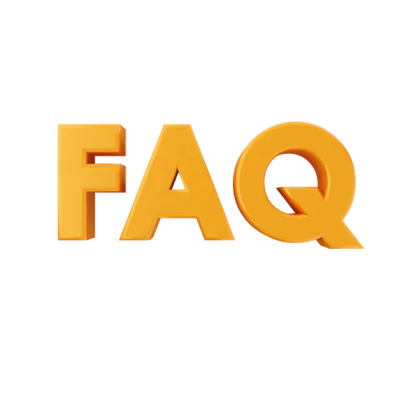 Free 3 D Haufig Gestellte Fragen FAQ 3D Icon