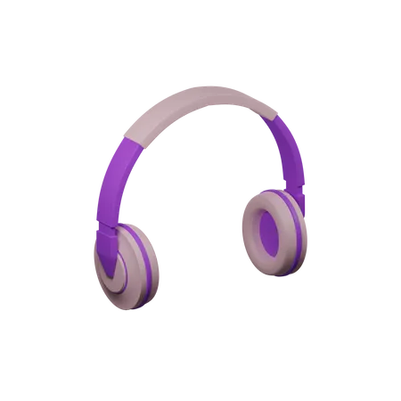 Free Headphone  3D Illustration