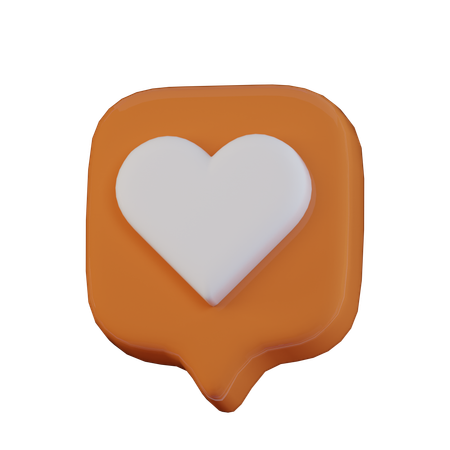 Free 마음  3D Icon