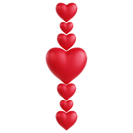 Free Hearts Ornament  3D Icon