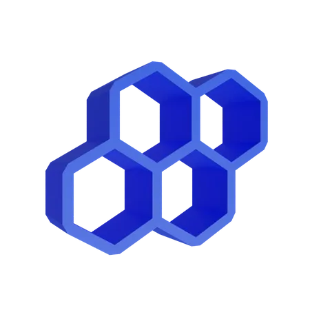 Free Hexagonal Beehive 3D Illustration