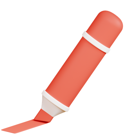 Free Highlighter  3D Icon
