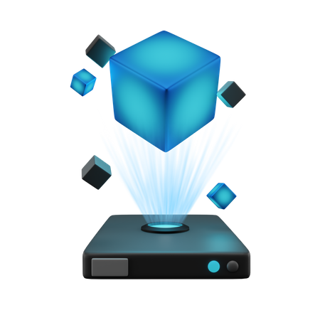 Free Holograma  3D Icon