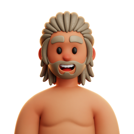 Free Hombre de playa  3D Icon