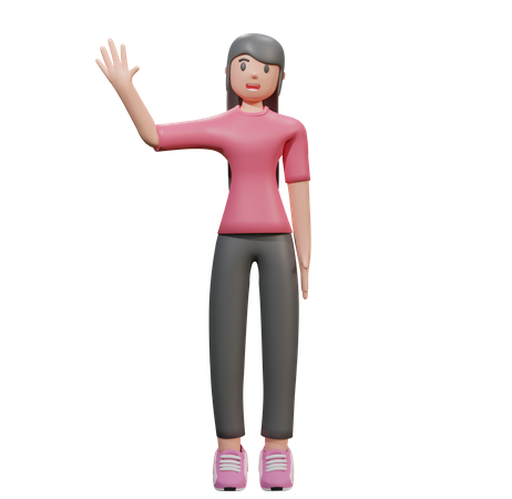 Free Hombre renunciando a su mano  3D Icon