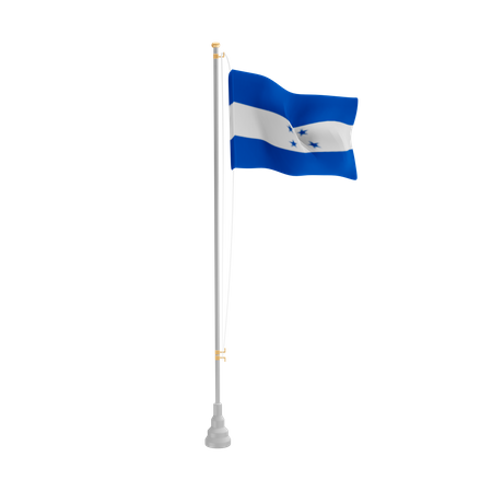 Free Honduras  3D Flag