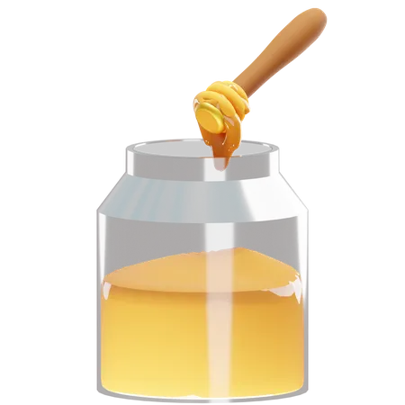 Free Honey Jar  3D Icon