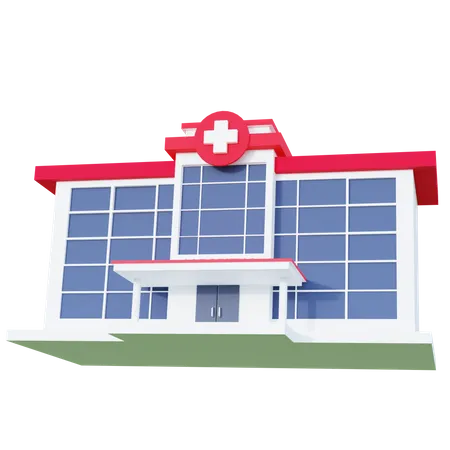 Free Hôpital  3D Icon